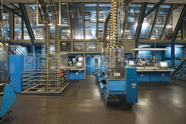 寬敞的報社內部景觀